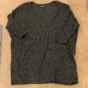 NWOT grey express sweater size medium